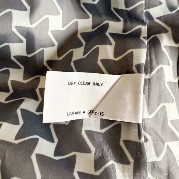 Tulle Anthropologie Gray Double Breasted Lined Timeless Wool Blend Large Peacoat - Picture 6 of 11